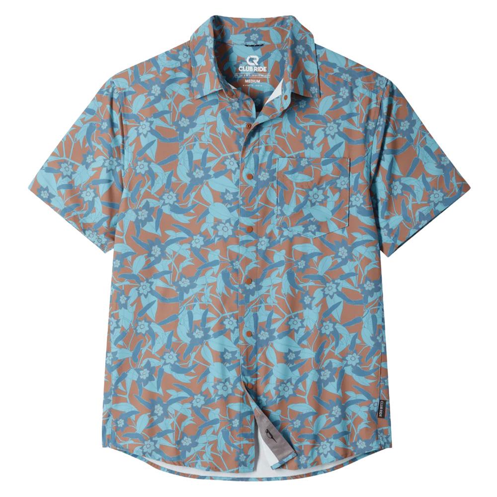 Club Ride Detour Chili Print Shirt Men's in Spicy Rubber Sidewall Print